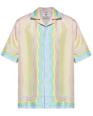 CASABLANCA Short Sleeve Shirts - Multicolour