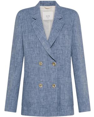 Seventy Jassen ,Blauw ,Leer Giacca