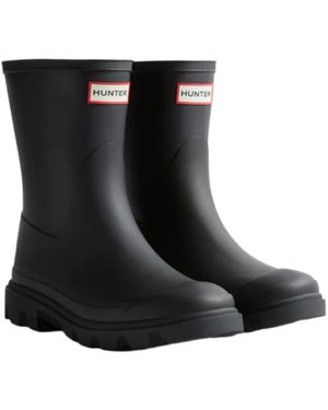 HUNTER Schoenen ,Zwart ,Polyester Downpour Short Boot