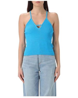 Iceberg Sleeveless Tops - Blue