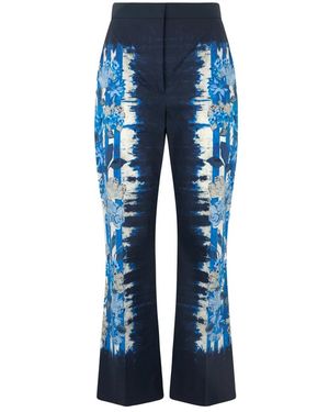 Alberta Ferretti Wide Trousers - Blue