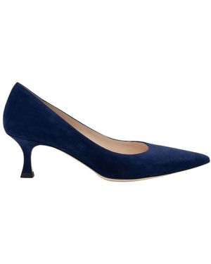 Parallèle Schoenen ,Blauw ,Leer Rosa