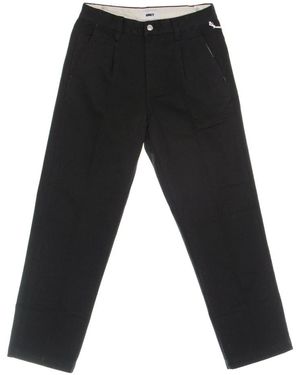 Obey Straight Trousers - Zwart