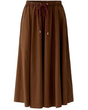 Ouí Midi Skirts - Brown