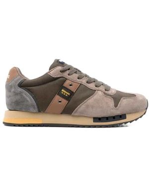 Blauer Schoenen ,Veelkleurig ,Leer Sneakers - Grijs