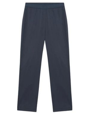 Alpha Studio Straight Trousers - Azul