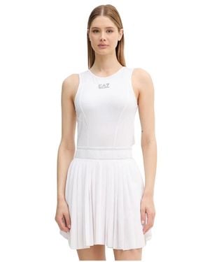 EA7 Short Dresses - Blanco