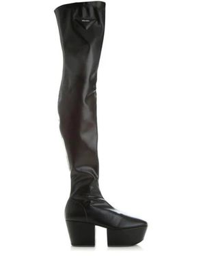 Prada Over-Knee Boots - Negro
