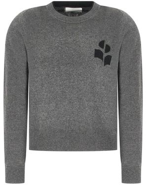 Isabel Marant Round-Neck Strickwaren - Grau