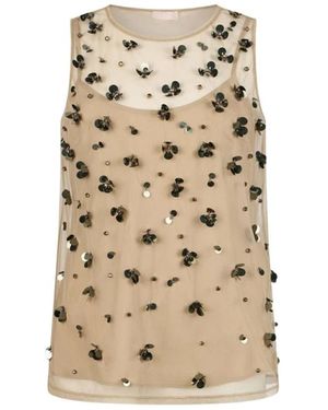 Liu Jo Sleeveless Tops - Neutro