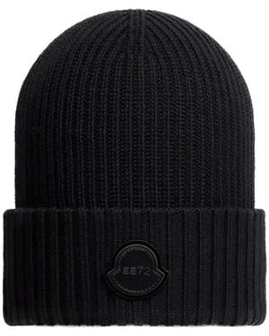 Moncler Genius Ee72 Wool Beanie - Zwart