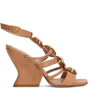 Alberta Ferretti High Heel Sandals - Brown