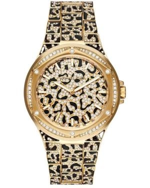 Michael Kors Accessoires ,Geel ,Lennox Horloge - Metallic