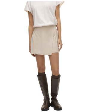 Vero Moda Rokken ,Melina Skort - Naturel