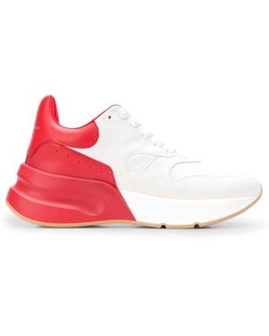 McQueen Oversized Runner Trainers - Red