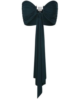 Christopher Esber Kwarts Drape Top - Zwart