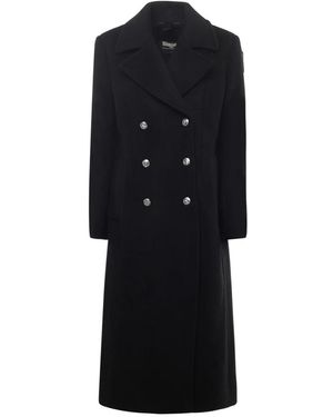 Blauer Double-Breasted Coats - Noir