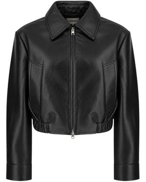 Agolde Nahla Cropped Jacke - Schwarz