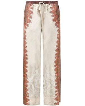 Pierre Louis Mascia Wide Trousers - Natural