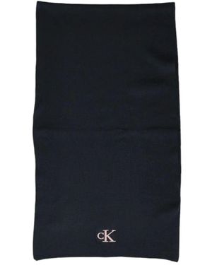 Calvin Klein Schwarzer Damen Schal - Blau