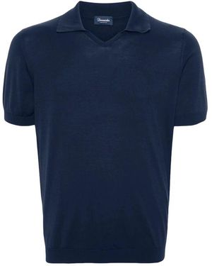 Drumohr Polo Shirts - Blue