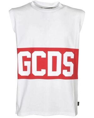 Gcds Sleeveless Tops - White