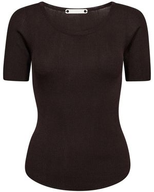 co'couture Balin Wide Cuff Knit - Zwart