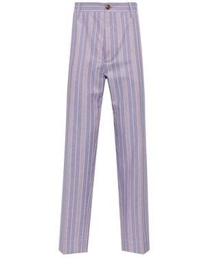 Vivienne Westwood Straight Trousers - Purple