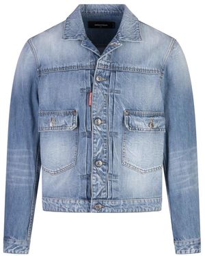 DSquared² Denim Jackets - Azul