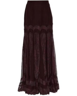 Zimmermann Rokken ,Rood ,Katoen Valiant Panelled Maxi Rok - Bruin