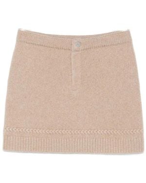 Guest In Residence Short Skirts - Natural