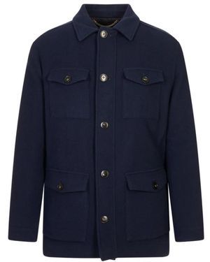 Canali Light Jackets - Blue