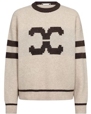 co'couture Round-Neck Knitwear - Neutro