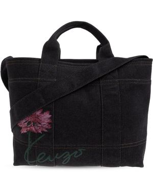 KENZO Tulip Small Tote Bag - Schwarz