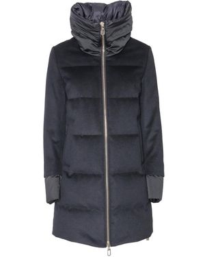 DUNO Gewatteerde Wollen Puffer - Blauw
