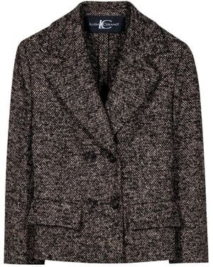 Luisa Cerano Tweed Jackets - Black