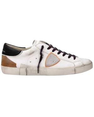 Philippe Model Schoenen ,Wit ,Katoen Prsx Sneakers
