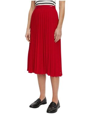 Tommy Hilfiger Midi Skirts - Rosso