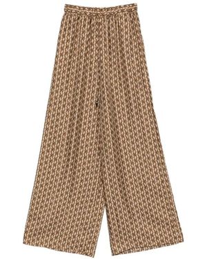 Max Mara Wide Trousers - Marrón