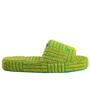 Bottega Veneta Sliders - Verde