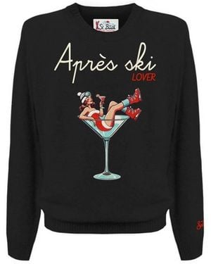 MC2 Saint Barth Round-Neck Knitwear - Black