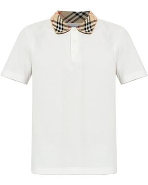Burberry Polo Shirts - Blanco