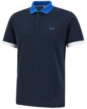 Sun 68 Polo Shirts - Blue