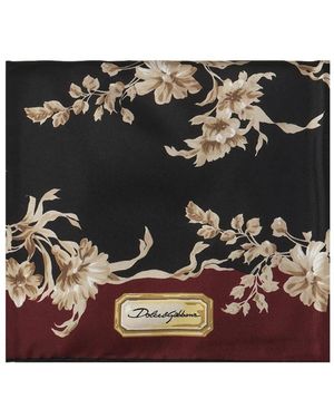 Dolce & Gabbana Silky Scarves - Zwart