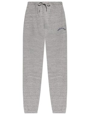 DSquared² Broeken ,Grijs ,Katoen Logo Trainingsbroeken