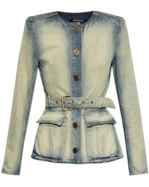 Balmain Denim Jackets - Bleu