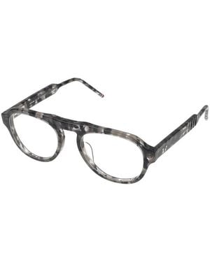 Thom Browne Glasses - Metallic
