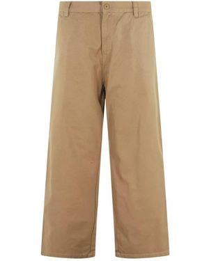 Carhartt Brady Wide-Leg Broeken - Naturel