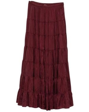 forte_forte Maxi Skirts - Rojo