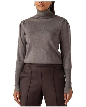 Nukus Sylvia Pullover Lurex - Bruin